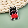 Cute black cat acrylic brooch cartoon badge enamel pin for backpack clothing aesthetic accessories - Cat Style (A1268)