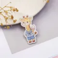 Cute cartoon giraffe acrylic brooch pin sailor suit design bag clothing accessory badge SKU - Ice Cream Deer / Number A1242