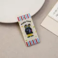 Llavero de acrílico de dibujos animados lindo con diseño elegante y único. - Placa Perforada de Conejo (DIY Sin Hebilla) / Solo Placa de Acrílico