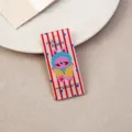 Bonito llavero de acrílico con diseño de dibujos animados para bolso escolar y regalo - Etiqueta DIY Gatito (Sin Cierre)