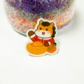 Cute cartoon horse acrylic brooch badge, creative festival gift and clothing accessory. - New Year Horse (X33)