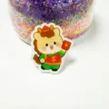Cute cartoon horse acrylic brooch, creative festival gift badge and lovely clothing accessory. - New Year Horse (X34)