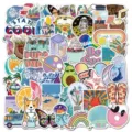50pcs waterproof aesthetic cartoon sticker pack for laptop water bottle luggage decals. - Style 1 (CNY220)