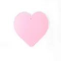 Carte en papier en forme de cœur rose carte de vœux de fête de mariage étiquette SKU - 15x15cm装 / Rose