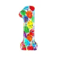 40 inch colorful number 1 foil balloon for birthday party celebration festival decoration - Number 1