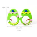 Easter egg felt party glasses kids holiday funny novelty spectacle frame green colorful decor - Green Easter Egg Style (EA-YJ04)