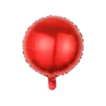 18 inch round red foil balloon plain color helium balloon for party wedding decoration - 18 Inch (Q13R) / Red