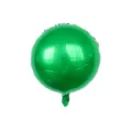 18 Zoll runder Folienballon metallic grün Party Deko Ballon für Geburtstag Hochzeit Feier - Grün