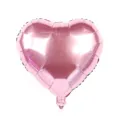 Globo de aluminio con forma de corazon rosa de 18 pulgadas fiesta boda 1pz decor - Q12PI (Globo Mylar Corazón de 18 Pulgadas - Rosa)