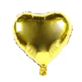 Globo de aluminio corazon dorado 18 pulgadas para fiesta cumpleanos boda propuesta decor. - Q12G (Globo Mylar Corazón de 18 Pulgadas - Dorado)