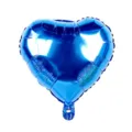 18 Pulgadas Globo de Aluminio Corazon Azul Metalico Helio Fiesta Cumpleanos Boda Decor - Q12B (Globo Mylar Corazón de 18 Pulgadas - Azul)