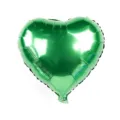 18 Inch Green Heart Foil Balloon Wedding Birthday Party Decoration Mylar Heart Balloon Decor - Q12GR (18 Inch Heart Mylar Balloon - Green)