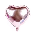 18 inch heart shaped foil balloon in pink color for party wedding decoration and celebration. - Q12RG (18 Inch Heart Mylar Balloon - Rose Gold)