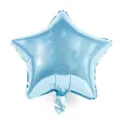 Light blue star foil balloon variant 18 inch for birthday party and wedding decoration setup - Light Blue