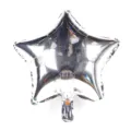 18 inch silver star foil balloon for birthday party wedding decoration event celebration supplies - Silver