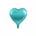 Globo de aluminio de corazón turquesa de 18 pulgadas, globo metálico para fiesta y decoración. - Q12TB (Globo Mylar Corazón de 18 Pulgadas - Azul Tiffany)