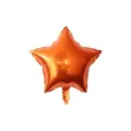 Orange star foil balloon 18 inch for birthday party wedding decoration supplies. - Orange