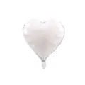 Globo de aluminio corazon blanco 18 pulgadas para decoracion fiesta cumpleanos boda - Q12W (Globo Mylar Corazón de 18 Pulgadas - Blanco)