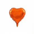 Globo de aluminio en forma de corazon naranja, globo de fiesta de bodas de 18 pulgadas. - Q12OR (Globo Mylar Corazón de 18 Pulgadas - Naranja)