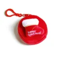 Christmas plush coin purse cute red mini stocking keychain backpack pendant candy gift bag - Christmas Sock Style (CH-BA03)