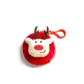 Kerst pluche munten tasje rode haak schattig rendier ontwerp sleutelhanger hanger - Hert Stijl (CH-BA07)