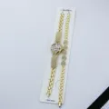 Damen Quarz Mode Uhren Armband Set Elegante Strass Leopard Zifferblatt Armbanduhr - Regenbogen