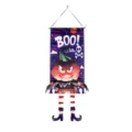 Pancarta colgante de Halloween calabaza espeluznante piernas de bruja decoración de fiesta - Estilo Niño Calabaza (WS-JGQ11)