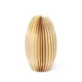 Faltpapier Wabe Vase Variante, moderne dekorative Origami Blumenarrangements Halter. - Typ 1 (HW-B08-1K) / Khaki