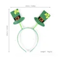 Serre-tete trfle de la Saint-Patrice chapeau vert cerceau de cheveux accessoire de fete - Serre-tête Trèfle à Chapeau (SP-TK02) / Vert