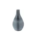 Graue Papier-Waben-Vase, moderne faltbare Origami-Blumenvase für Heimdekoration und Party-Tisch. - Typ 2 (HW-B08-2SG) / Rauchgrau