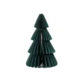 Albero di Natale in carta a nido d'ape verde scuro 3D decorazione per tavola e festa - Albero a Nido d'Ape 15cm 4 Strati / Verde