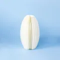 Moderner weißer Faltpapier-Wabenvasen-Blumenhalter für Heimdekoration und Tischarrangements. - Papier Waben Vase Typ 1 / Gebrochenes Weiß