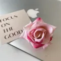 Rosa künstliche Rosenblüte Haarnadel Detail, süßes Strandstil Haaraccessoire für Frauen. - 12. Verlaufsrosen