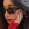 Retro ovale Katzenauge Sonnenbrille für Damen, modische koreanische UV-Schutz Brille. - Neues Oval Leopard