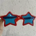 Rote übergroße sternförmige Party-Sonnenbrille, lustige Neuheit Brille für coole Fotorequisiten. - Riesiger Stern / Rot