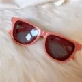 Rosa Sonnenbrille Retro Stil quadratische Sonnenbrillen für Damen Streetwear Mode neu. - Quadratisches Herz - Rosa