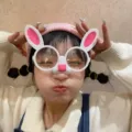 Funny rabbit ear party glasses for kids adults photo booth props cute novelty costume eyewear - Mirror Rabbits