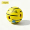 10cm balle jouet animal jaune couineur grand chien resistant aux morsures interactif - Moyen (10cm) / Jaune