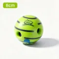 Balle jouet durable pour chien avec sifflement et trous, jouet à mâcher vert de 8 cm pour animaux. - Petit (8cm) / Vert