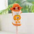 Ropa bonita de calabaza para perro de verano chaleco transpirable con sombrero a juego - Mandarina Naranja (Con Sombrero) / XS (0,5-1,5 kg recomendado)