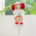 Lindo diseño de manzana ropa de verano para mascotas delgada y transpirable con sombrero - Manzana Roja (Con Sombrero) / XS (0,5-1,5 kg recomendado)