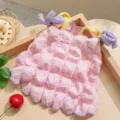 Carina camisola per cani rosa primavera estate traspirante vestiti per cani di piccola taglia fiocco - Bolla rosa | vestito / XS (Peso raccomandato 0,5-1,5kg)