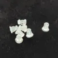 Fermoirs d'oreilles en silicone transparent embouts de securite pour clous d'oreilles - Style Silicone Transparent
