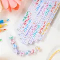 Geburtstag Origami Papierstreifen zum Falten von Glückssternen, DIY Geschenk Deko Detailansicht. - Happy Birthday / 520 Blatt/Packung