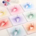 Quadratisches Farbverlauf Origami Papier für Kraniche, bunte Bastelbögen für Kinder und DIY. - Prächtige Zeit-Verlauf / 200 Stück