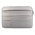Grey laptop sleeve and multi-functional tablet bag with secure zipper pockets storage. - 11.6 / Marl Grey