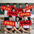 Prüfungsabschluss Foto Requisite rote Banner motivierende Dekoration für Schüler Erfolg - Handbanner Prüfungs-Sieg / 8er-Pack