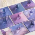 Galaxie Origami Papier quadratisch bunt handgemachte Bastelpapier für Kinder Erwachsene - Sternenhimmel / 200 Stück