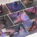 Galaxie Origami Papier Set mit Kranichen, bunte quadratische Blätter für DIY Basteln. - Tierkreis Erkundung / 200 Stück