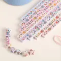 Bandes de papier origami étoile mignonnes pour le pliage d'étoiles porte-bonheur et loisirs créatifs. - Motif Lapin qui Roule / 520 Feuilles/Pack